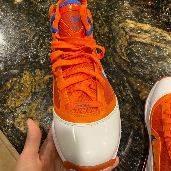 Nike LeBron Hardwood Classic 7 Orange Sample PE size 10 - Picture 15 of 15